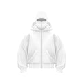 Women's Y2K Goth Double Hoodie Sweatshirt — Harajuku Fleece Pullover