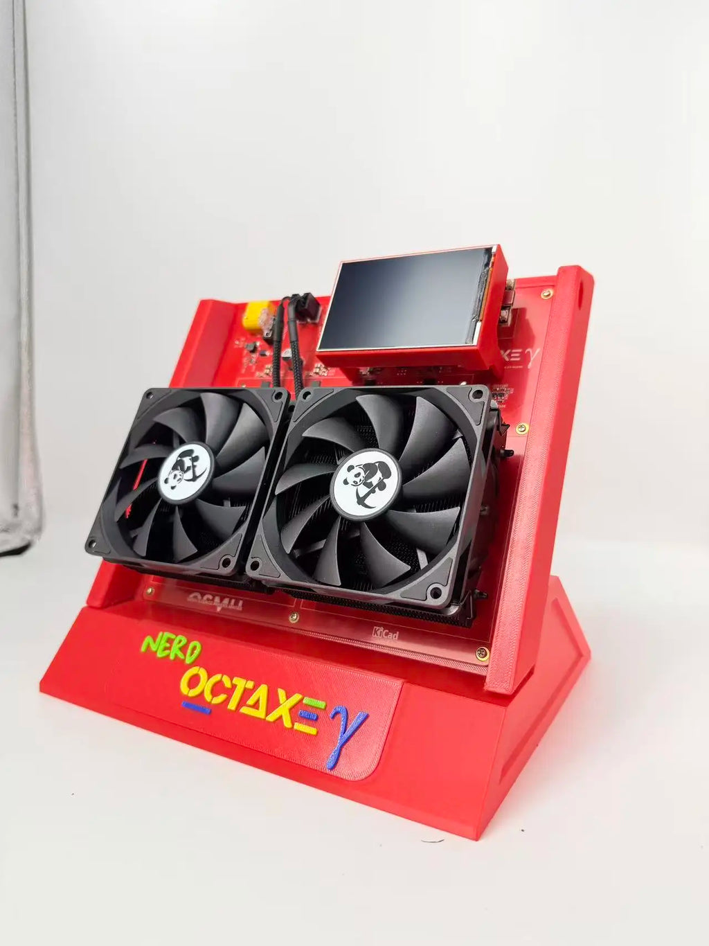 NerdOCTAxe Bitcoin Miner — 9.6–12TH/s 8×BM1370 ASIC Open Source with Power Supply