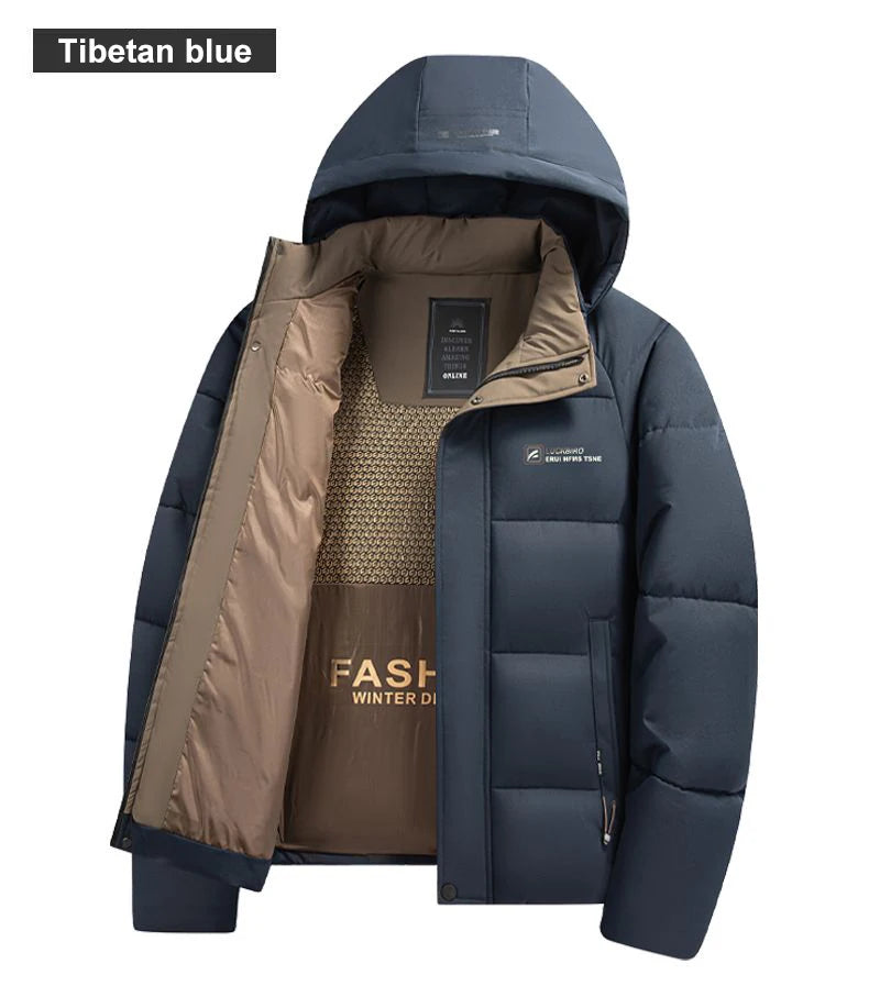 Men's Graphene Windproof Hooded Jacket — Lightweight Technical Outer Shell