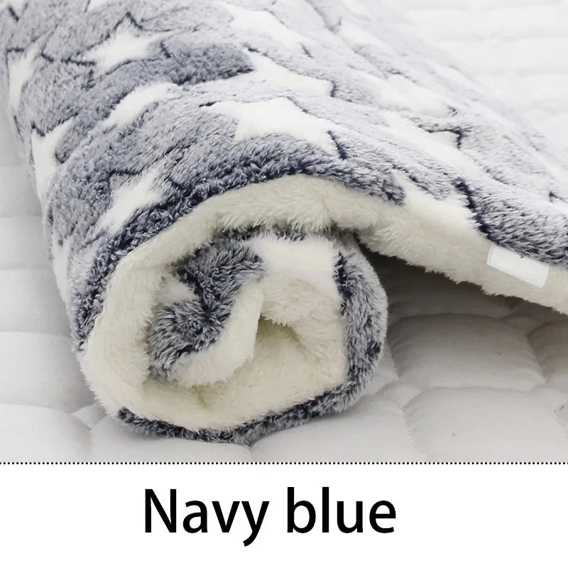 Flannel Pet Sleeping Mat – Soft Dog & Cat Bed Cushion, Puppy Sofa Mattress, Small to Large Dogs