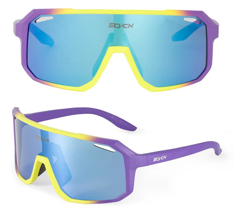 SCVCN Cycling Sunglasses — UV400 Polarized Sports Eyewear for Men & Women