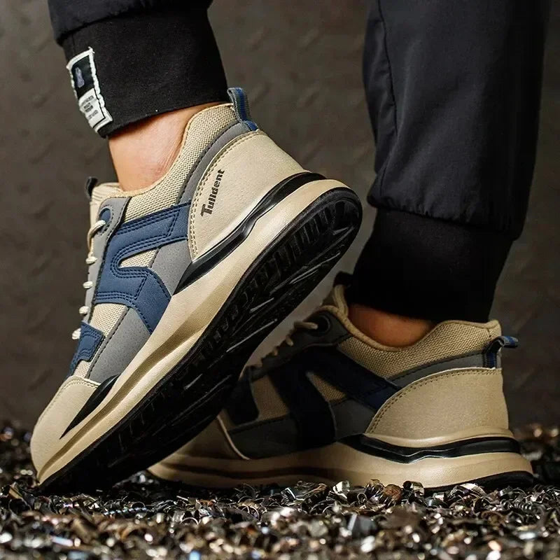 Men's Steel Toe Safety Work Sneakers — Puncture-Proof