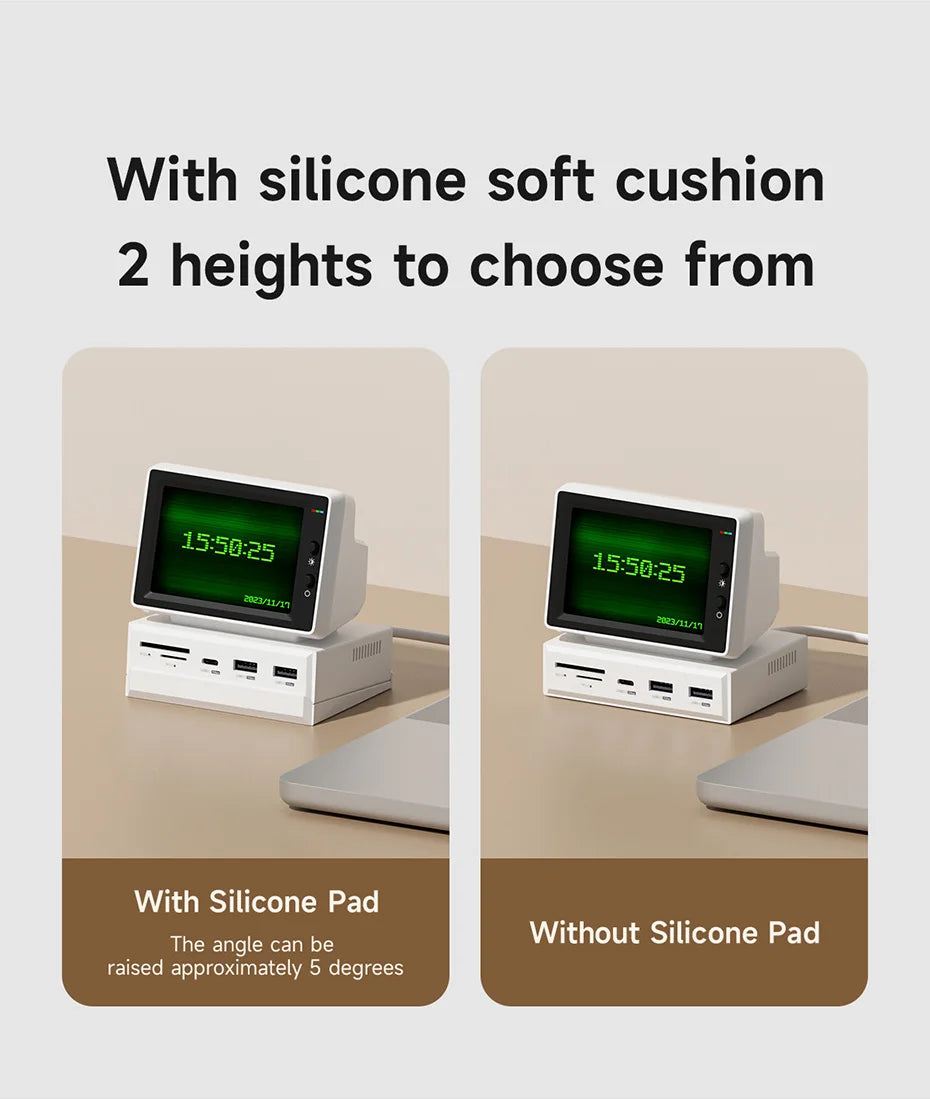 Hagibis 3.5-Inch IPS Mini Display & USB-C Hub