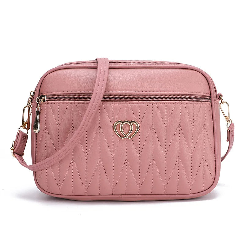 Soft PU Alligator Flap Crossbody Bag – Tassel Shoulder Purse for Women