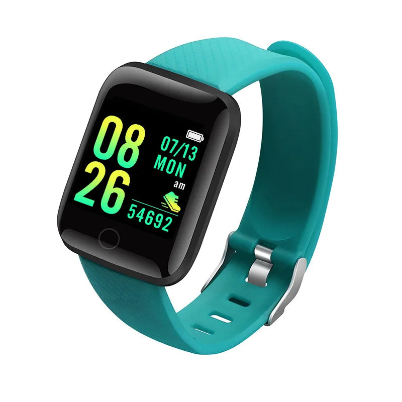 Track Every Move. Every Day. — Y68 & 116Plus Smartwatch | Fitness Tracker, Heart Rate Monitor, Sleep Tracker, Message Alerts, Android & iOS, 9 Colors