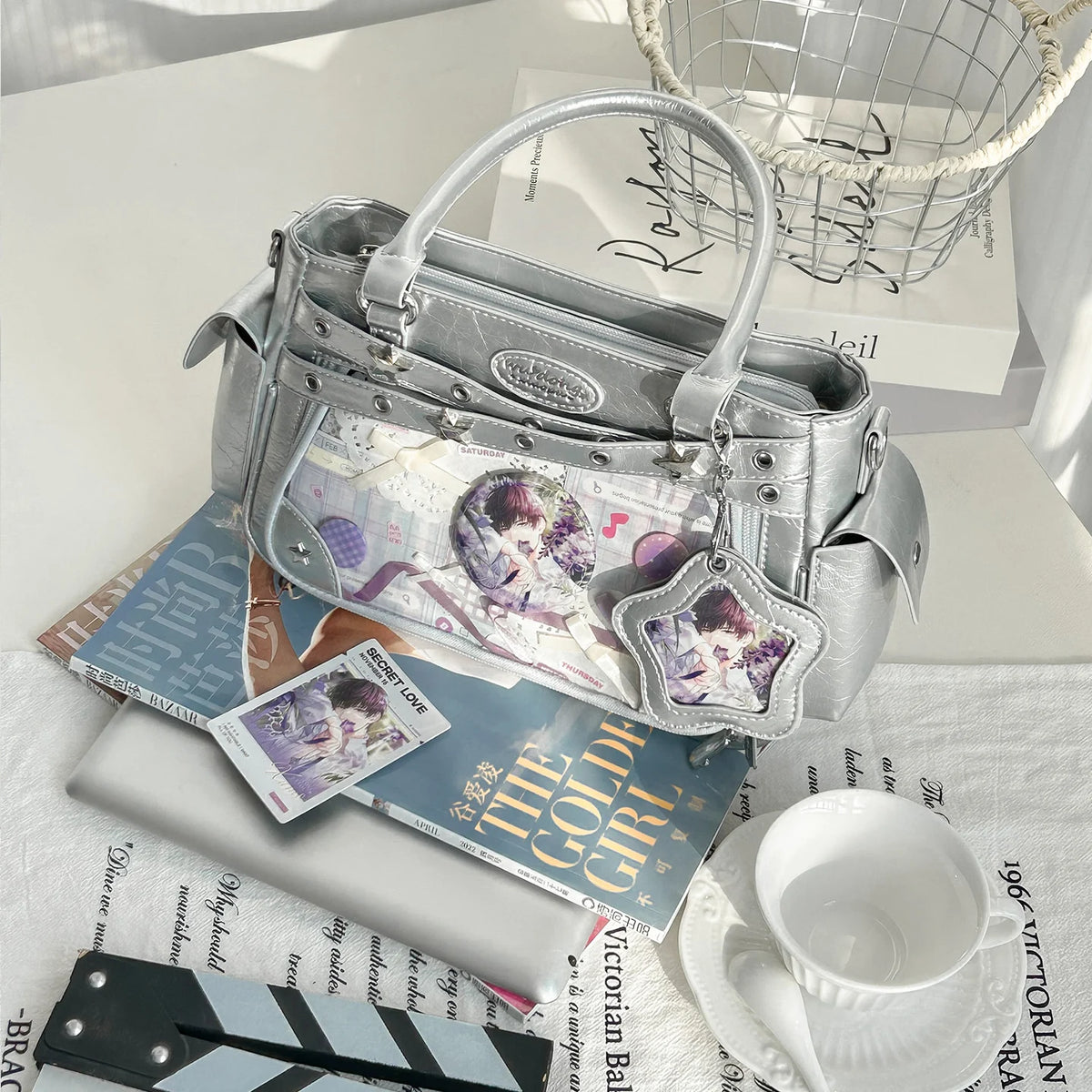 Transparent Tote Bag – Multi-Function Crossbody Handbag for Women