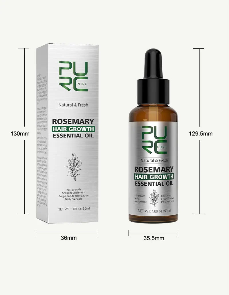PURC Rosemary Oil Hair Treatment Ginger Hair Care Products for Men Women Smoothing Anti-Frizz Hair Care