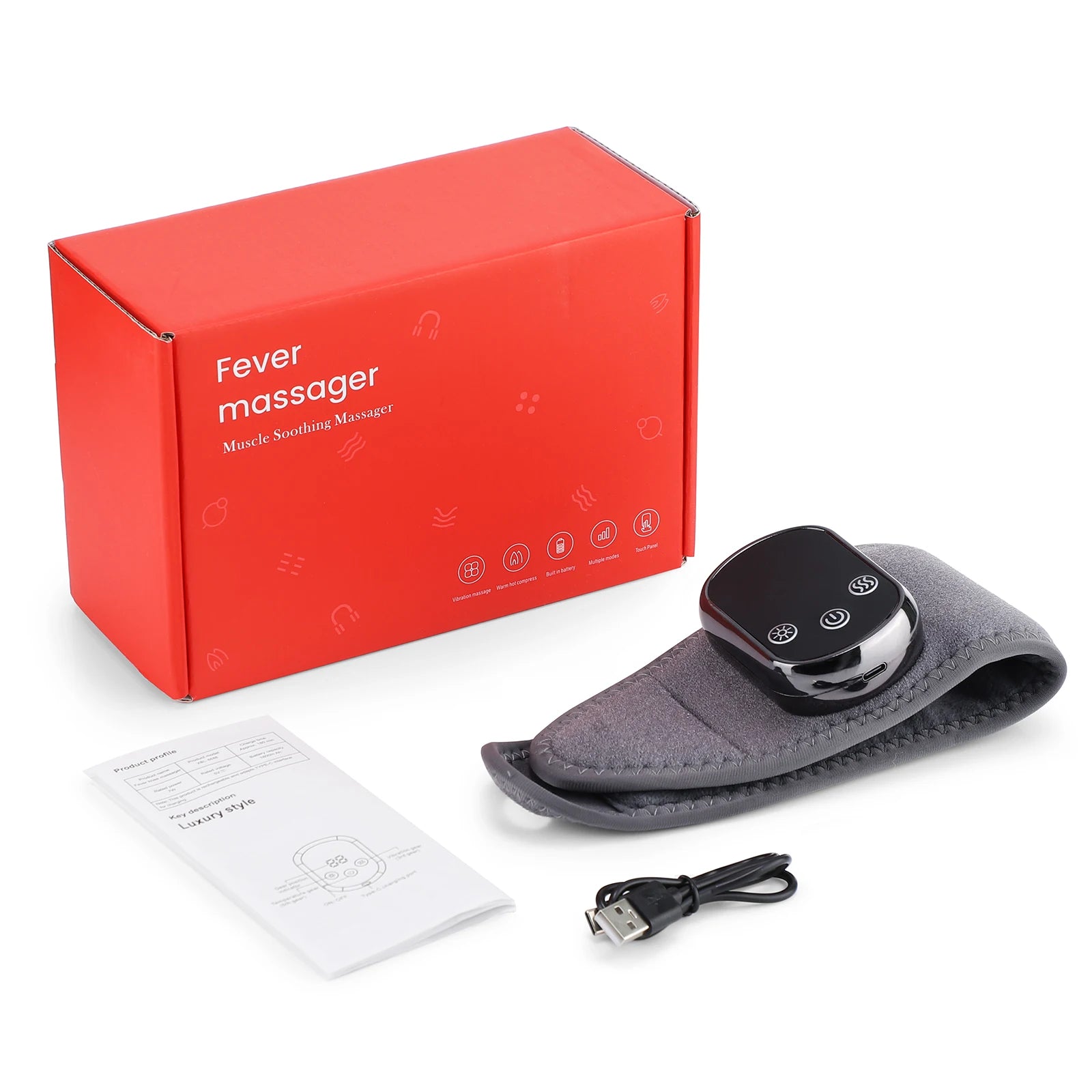 Electric Heating Wrist Massager – Vibration Relief for Carpal Tunnel & Fatigue