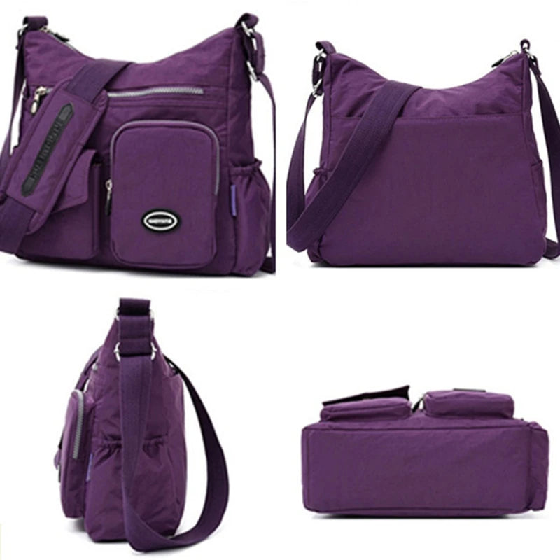 weixier Waterproof Nylon Large Capacity Crossbody Shoulder Tote – Designer Business Handbag for Women