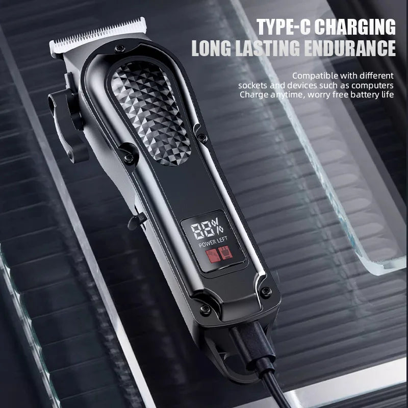 Electric Bald Head Hair Clipper & Grooming Tool – Self-Shaving Barber Machine for Home & Professional Use