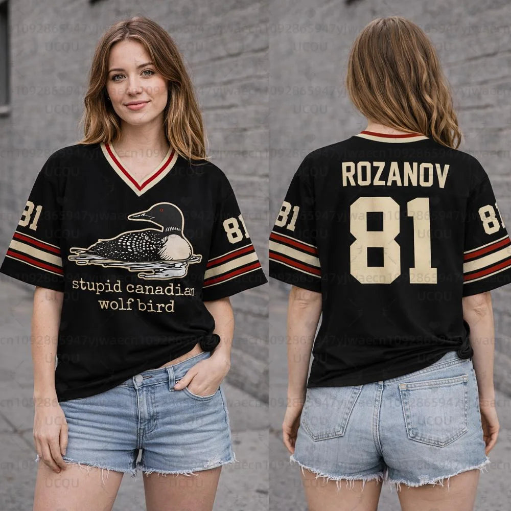 Heated Rivalry Hockey Jersey T-Shirt — Rozanov & Hollander Unisex Fan Tee