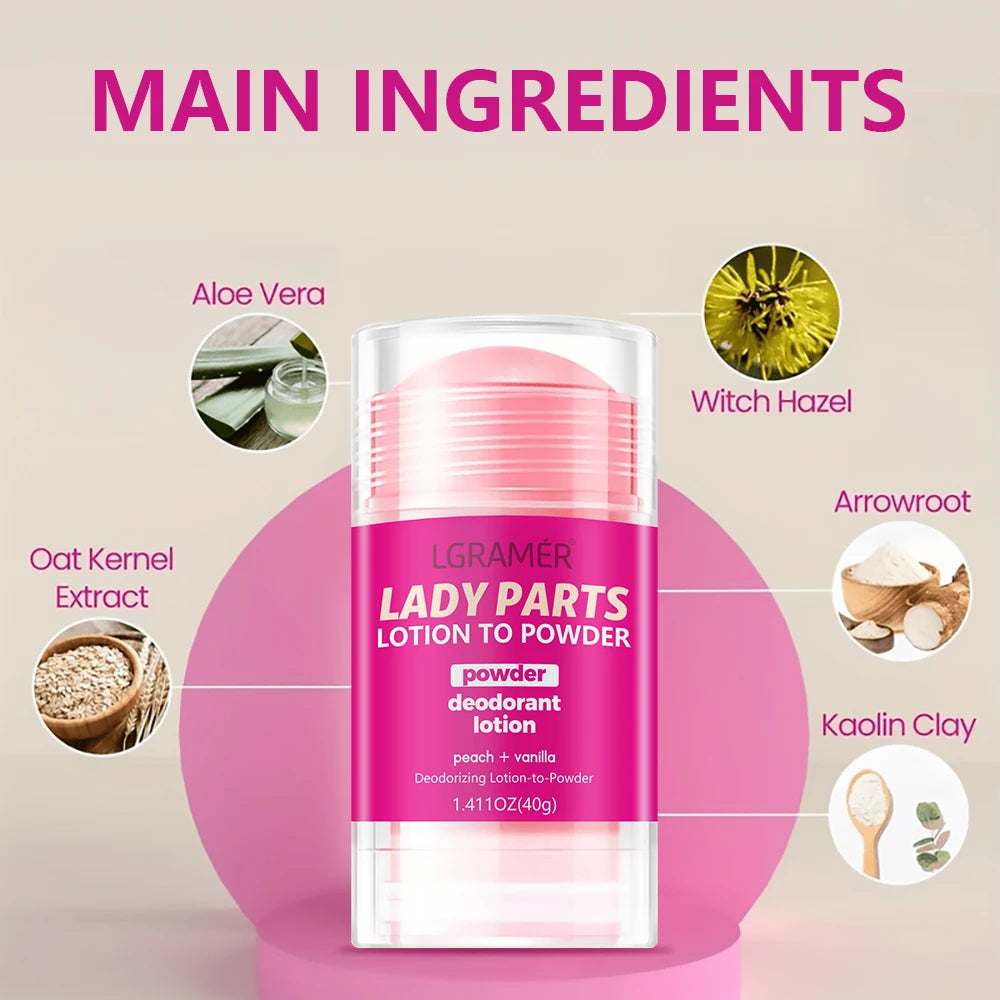 Women's Peach Vanilla Deodorant Lotion – Multi-Fruit Long-Lasting Fragrance