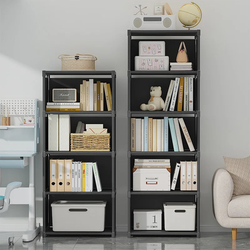 Multilayer Bookshelf & Bookcase – Easy Assembly, Storage Shelf for Books, Toys & Sundries, Living Room, Bedroom & Study