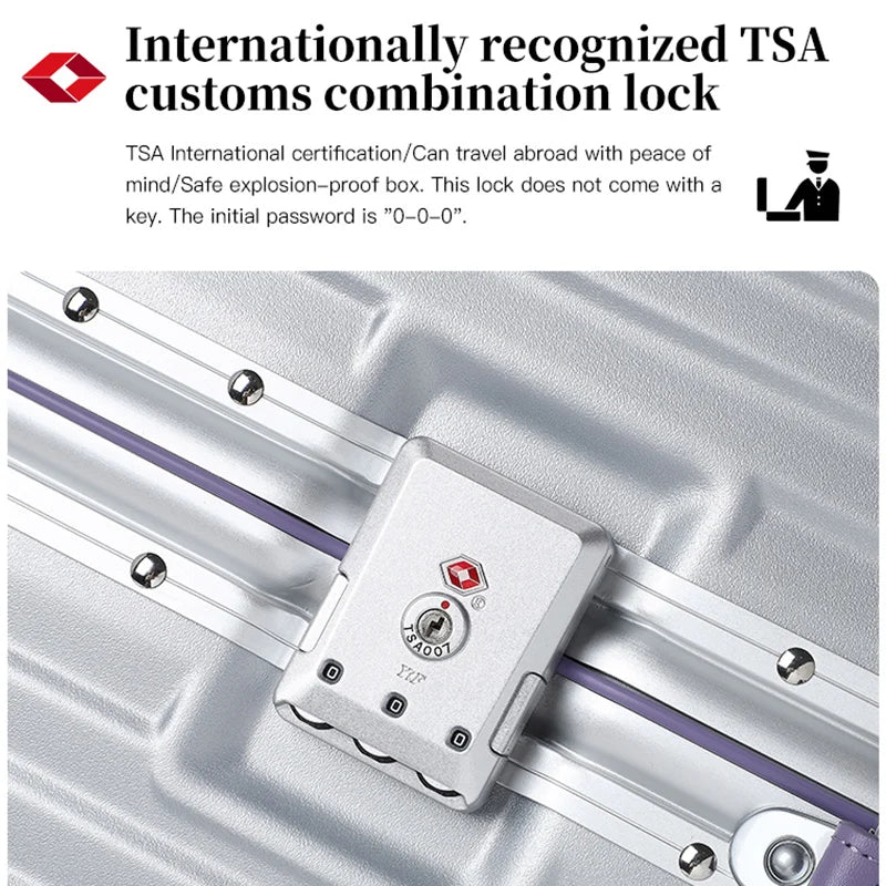 Sushimu PC Luggage – Expandable Spinner Suitcase with TSA Lock