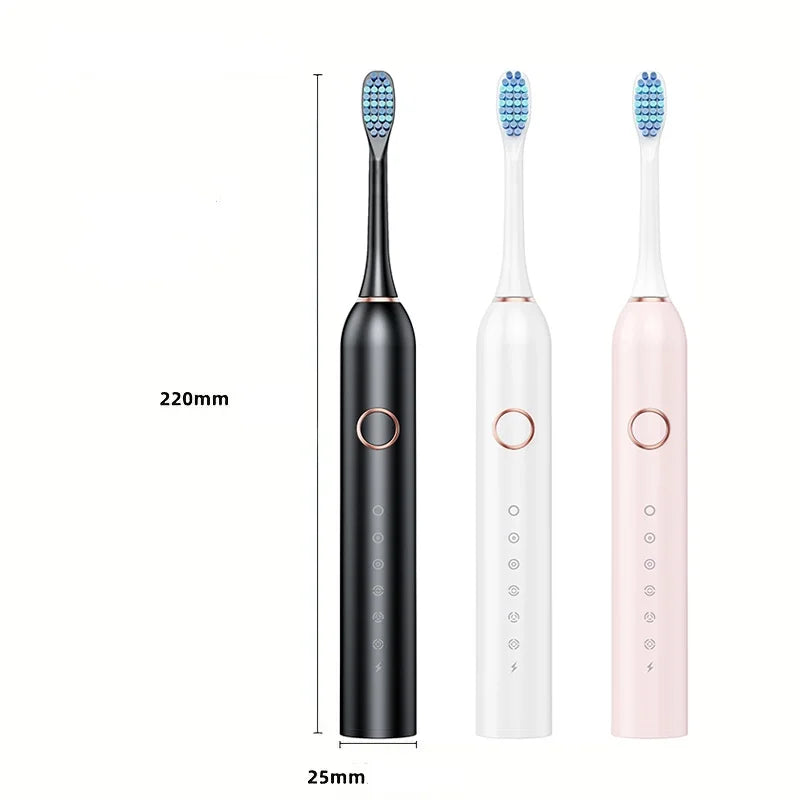 Sonic Electric Toothbrush – 40K VPM, 6 Modes, 8 Brush Heads, Smart Timer, Type-C Rechargeable