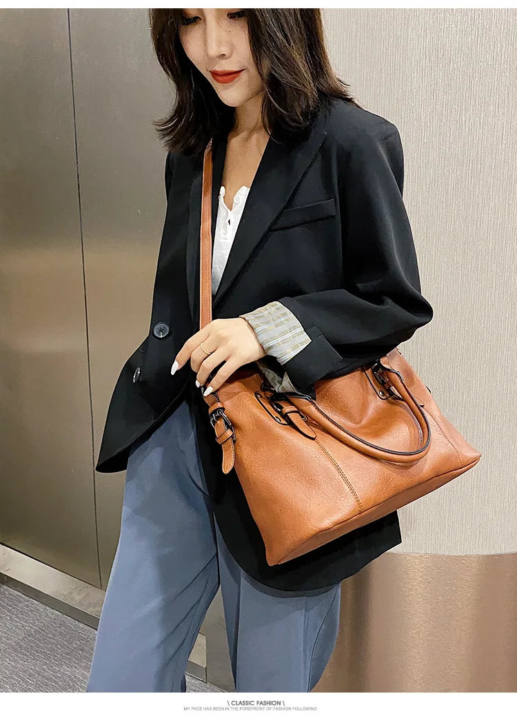 Vintage Patent Leather Pillow Shoulder Bag – Luxury Hobo Crossbody Handbag for Women
