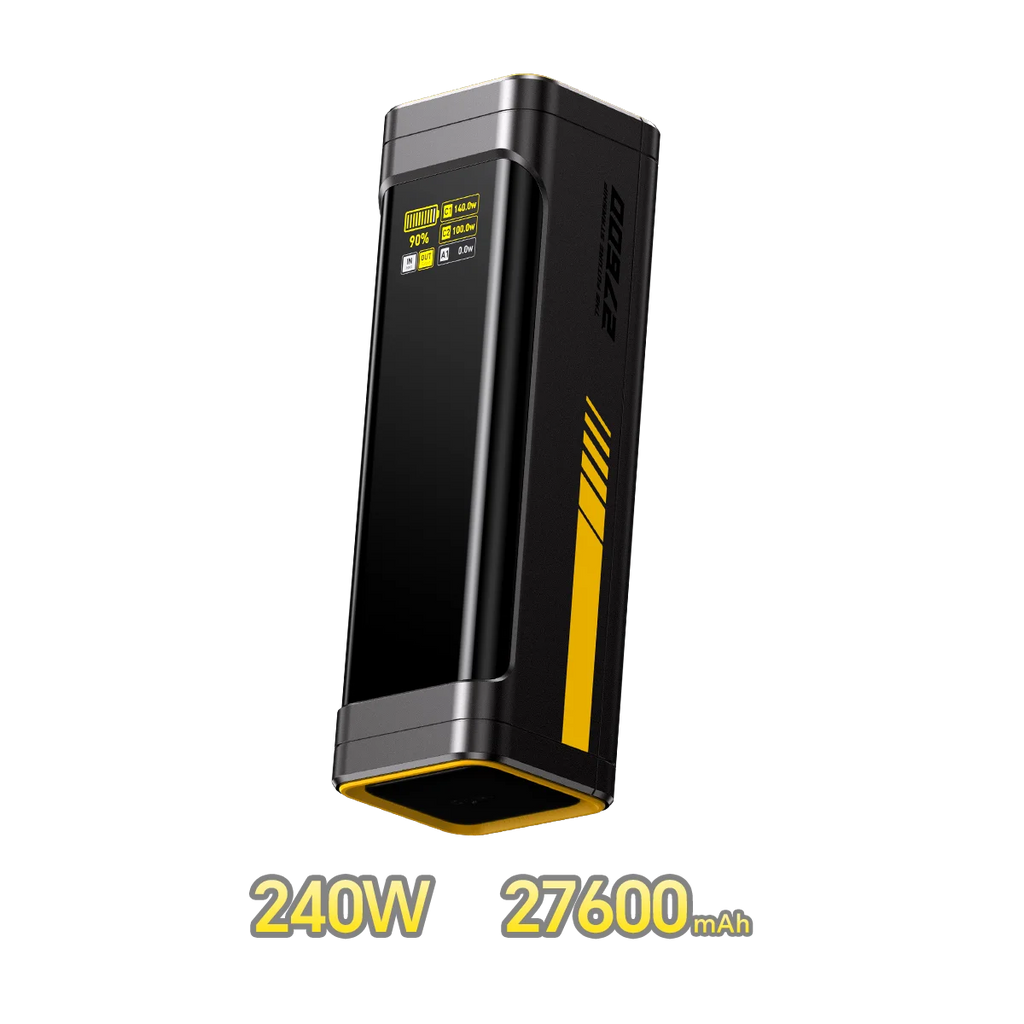 Aohi The Future Starship 240W 27,600mAh LED Display Power Bank with 3FT C-C Cable