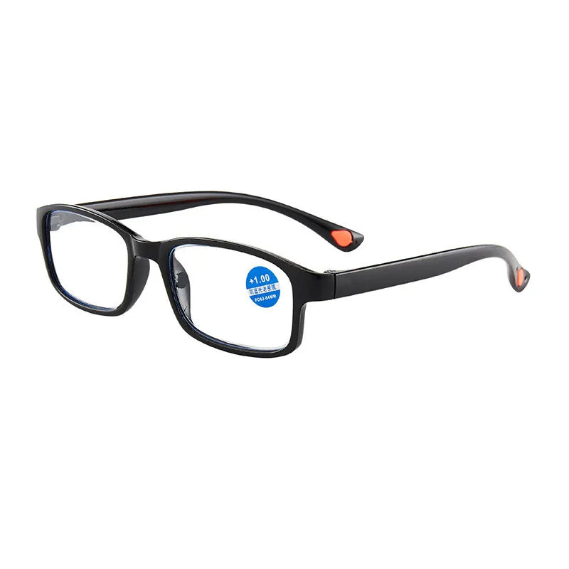7-Piece Anti-Blue Light Reading Glasses Set — Flexible Ultralight Presbyopia Glasses for Men & Women (+100 to +400)