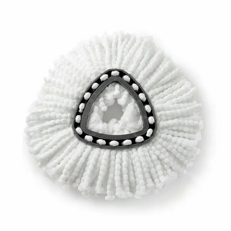 360° Spin Mop Microfiber Replacement Refill Head — Easy Wring 2-in-1 Turbo Floor Mop Refill