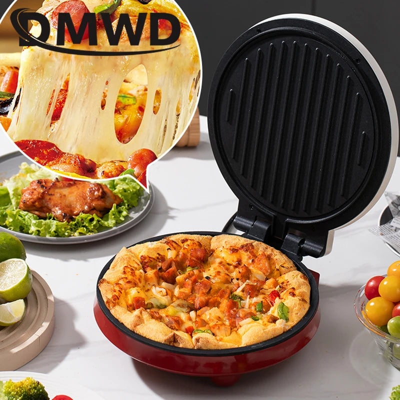 Multifunction Electric Pizza Griddle & Crepe Maker – Double-Sided Heating, Non-Stick Pancake, Steak & Grill Skillet, EU Plug