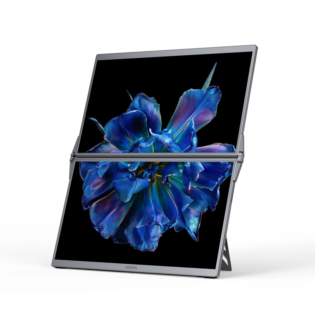 Dual Screen Portable Monitor – 15.6-Inch Full HD IPS