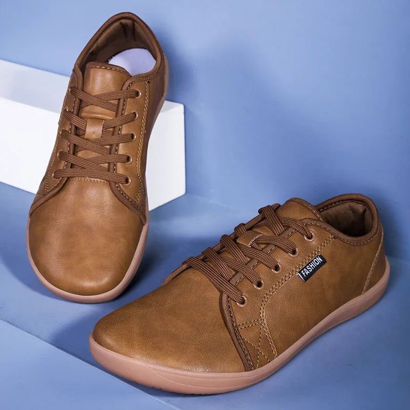 Men's Waterproof Barefoot Minimalist Sneakers — Wide Toe
