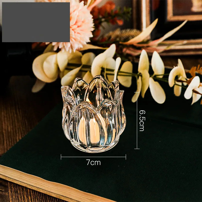 Tulip Glass Aromatherapy Candle Holder