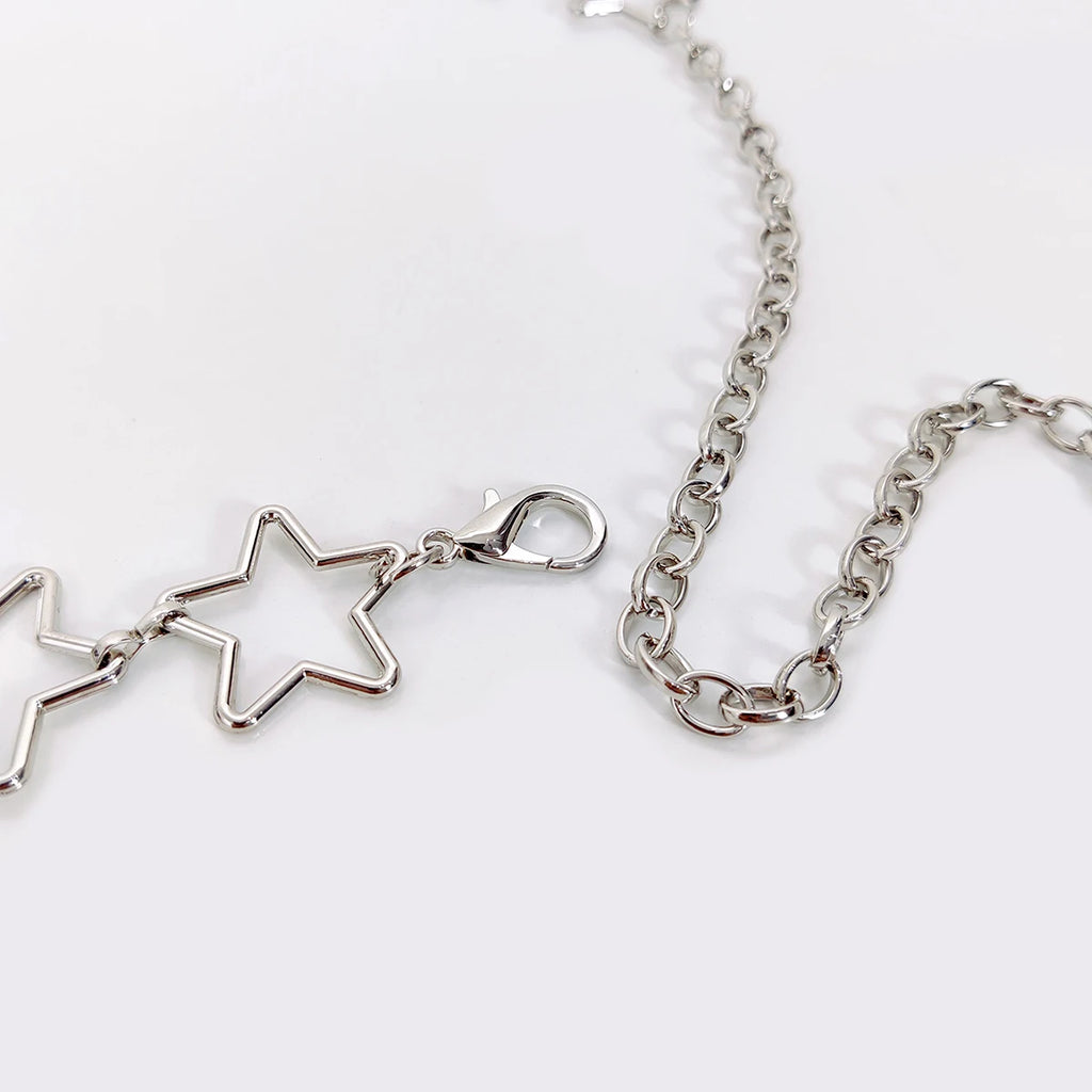 Metal Star Chain Cowgirl Belt — Adjustable Western Concho Waistband for Dresses & Jeans