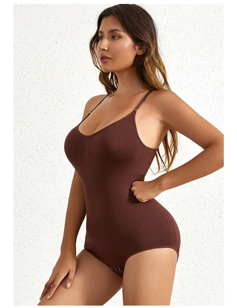 Seamless Tummy Control Butt-Lifting Bodysuit Shaper — Everyday Shapewear for Women