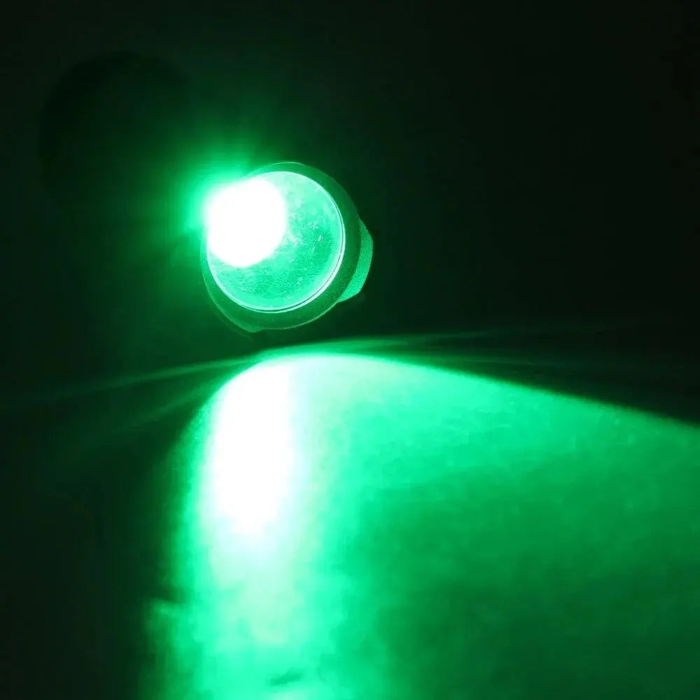 Portable LED Flashlight | Green, Blue & Red Light, Adjustable Focus, 160 Lumens, Waterproof Aluminum Pocket Torch