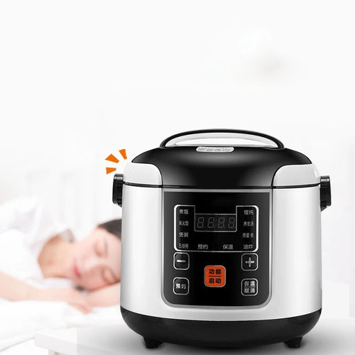 12V/24V Mini Car Rice Cooker 2L — Portable Truck Lunch Box Meal Heater & Food Steamer