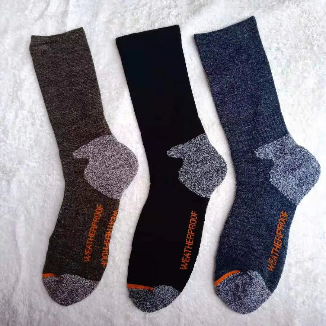 Men's Winter Hiking Socks, 3 Pairs