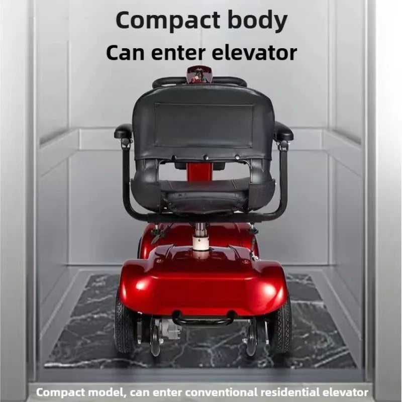 Foldable 4-Wheel Mobility Scooter – 300W, 25–50 km Range