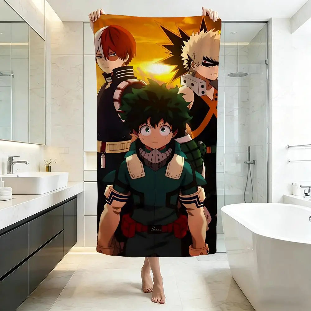 My Hero Academia Ultra-Soft Microfiber Towel – Bath & Beach, Five-Star Quality