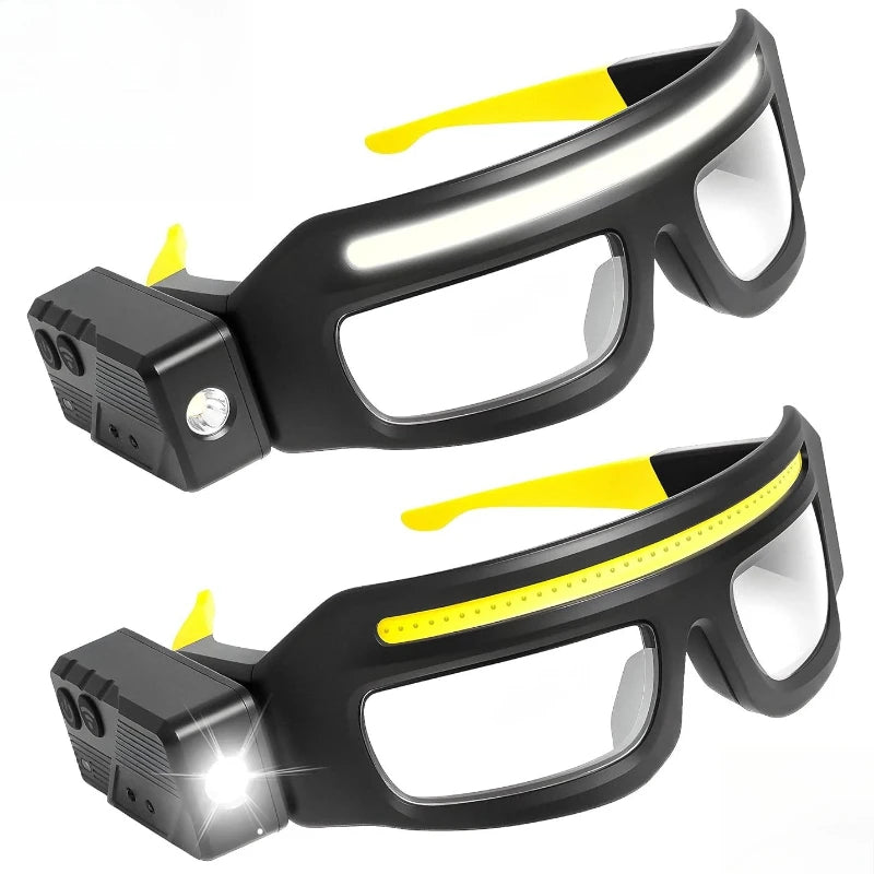 Rechargeable LED Glasses Headlight — 5 Modes