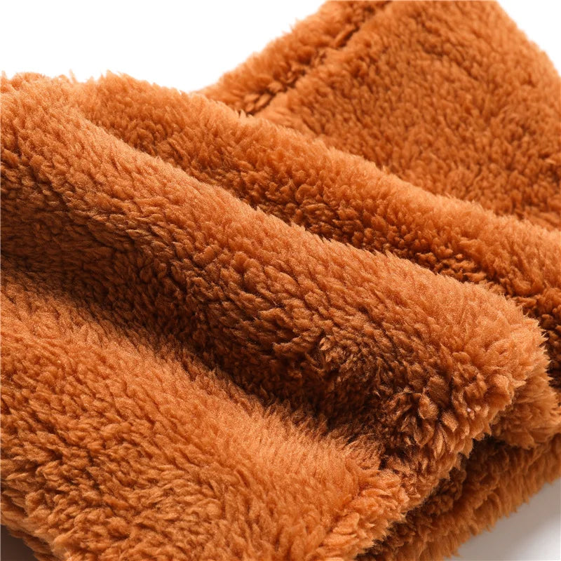 Winter Plush Ring Scarf — Warm Neck Warmer Unisex