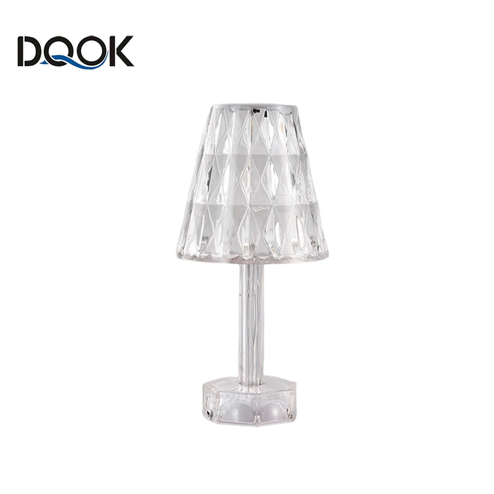 Crystal Night Light – Touch-Control LED Accent