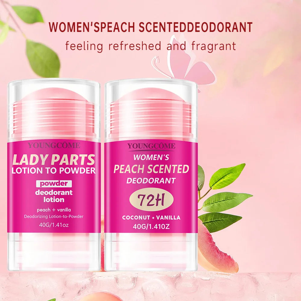 Honey Peach Antiperspirant Deodorant Stick 40g – Underarm Odor Remover