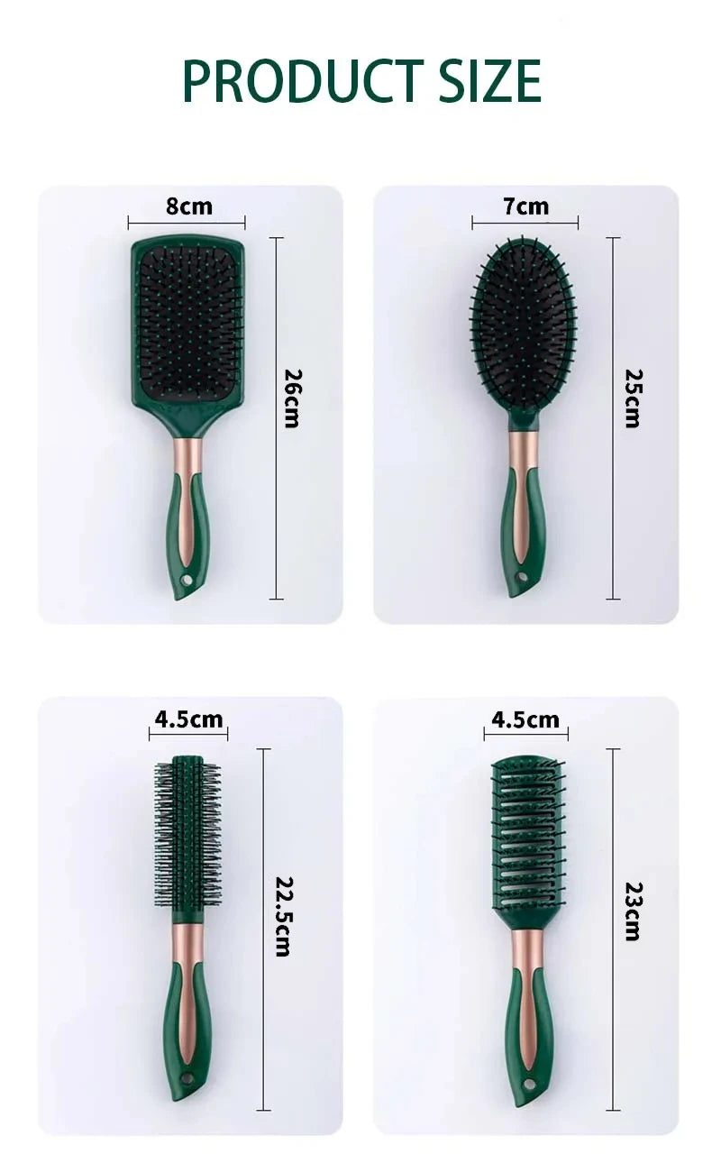 Anti-Static Air Cushion Comb – Scalp Massage & Exfoliating Salon Hair Tool