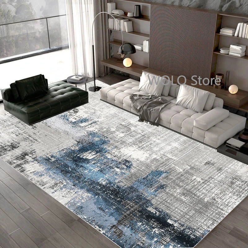 Nordic Abstract Area Rug – Washable Non-Slip Carpet for Living Room, Bedroom & Dining Room