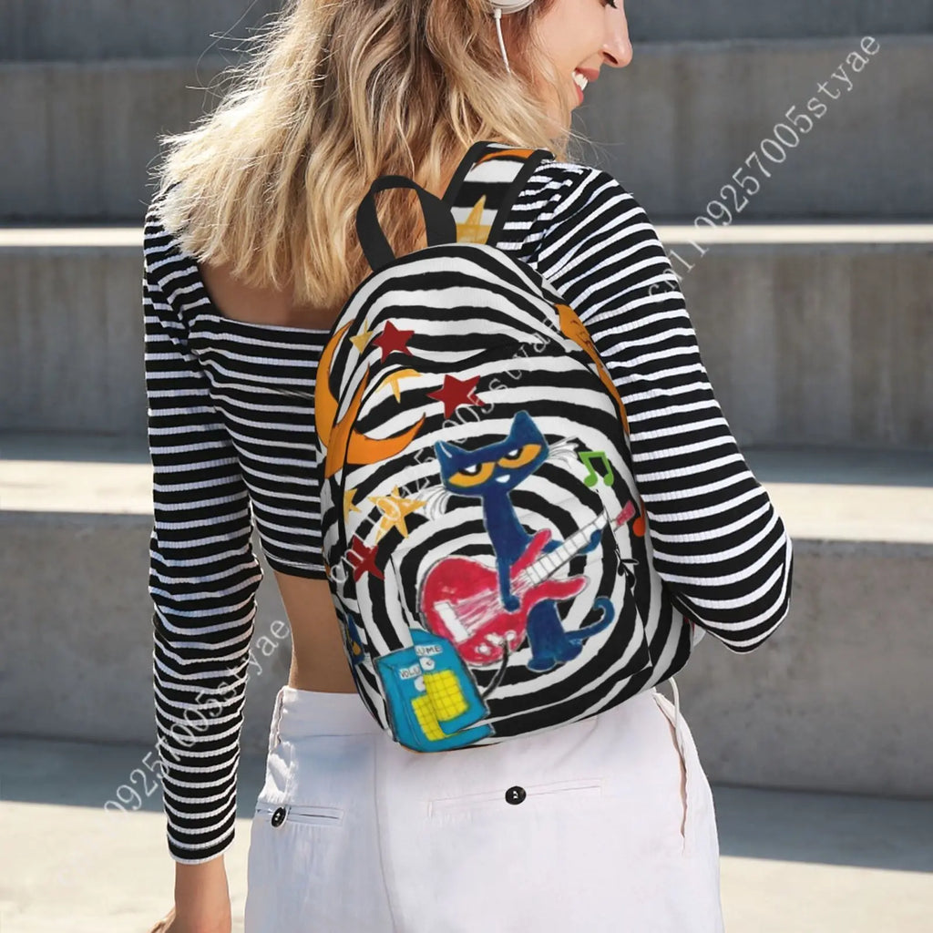 Pete the Cat Backpack – Curved-Strap Everyday Bag