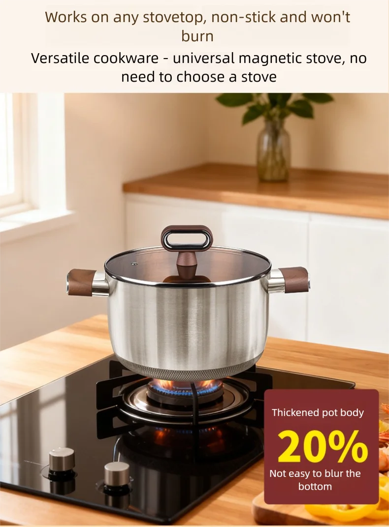 Nonstick Cookware – 32cm Wok, 18cm Milk Pot & 22cm Soup Pot