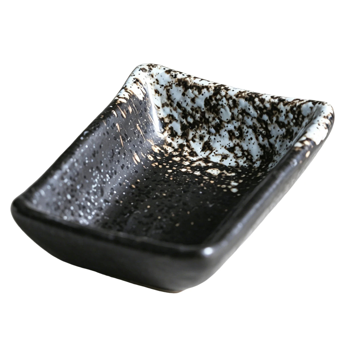 Ceramic Soy Sauce Dish – Japanese-Style Rectangular Bowl