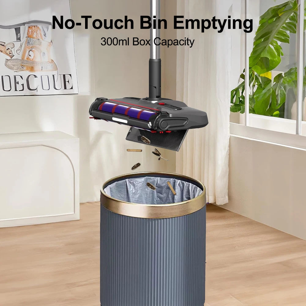 Electric Sweeper Carpet Cleaner — Wireless Portable Handheld Floor Sweeper & Rotating Electric Floor Mop for Home
