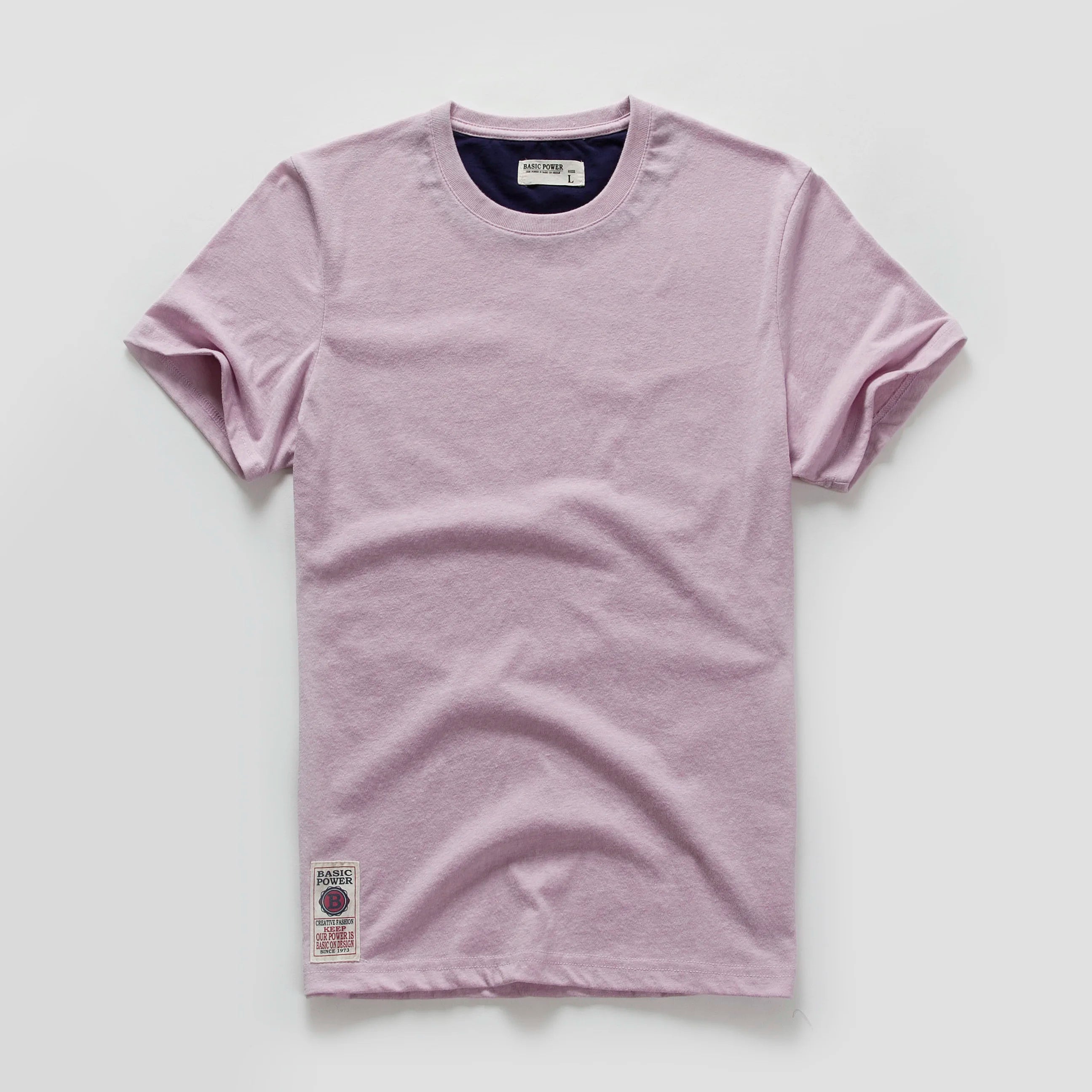 Men's Solid Color O-Neck Cotton T-Shirt — Everyday Essential Tee