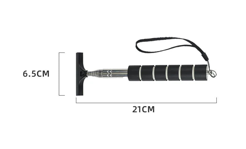 Telescopic Car Rearview Mirror Wiper & Window Cleaning Brush – 21–98cm, 5 Colors