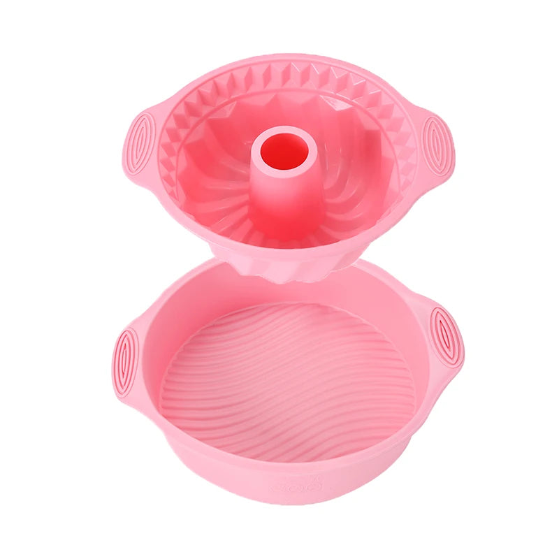 Pink Silicone Bakeware – Cake, Muffin & Loaf Molds