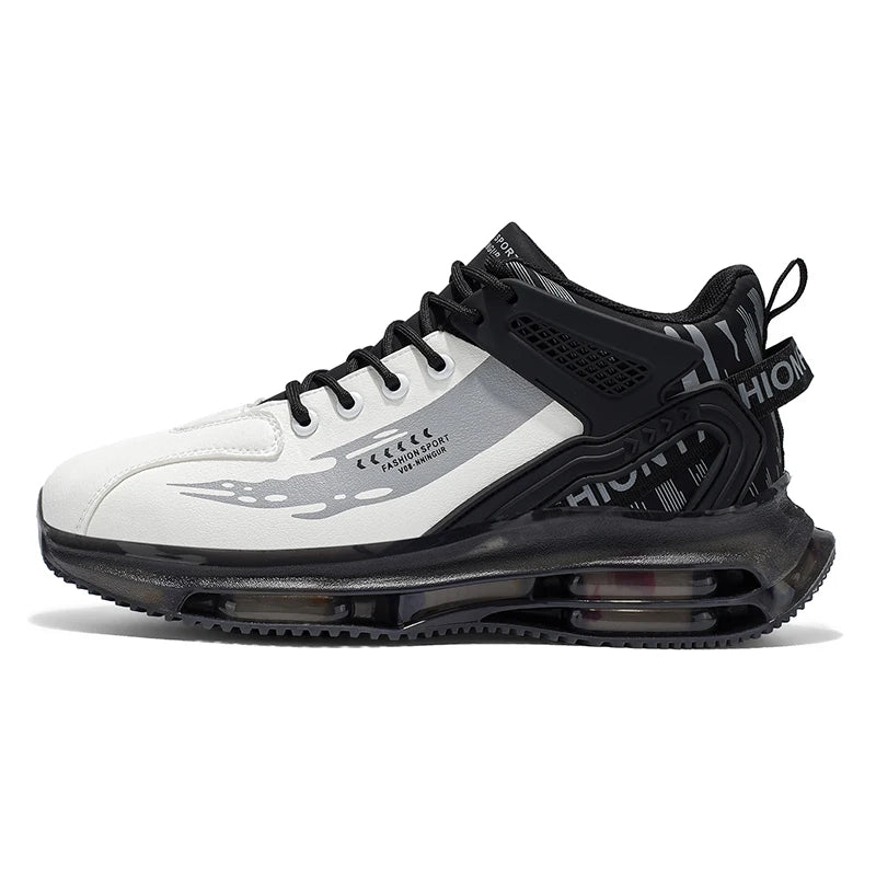 Men's Thick Sole Non-Slip Outdoor Jogging Shoes – Breathable Leisure Sneakers