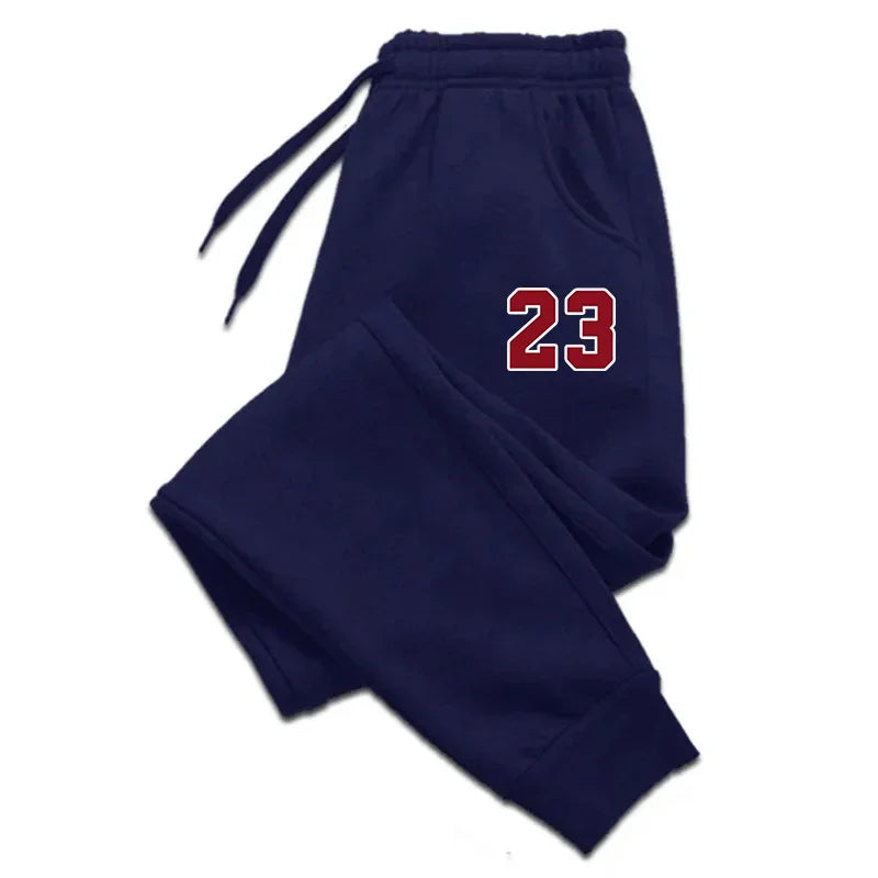 Men's Luxury Print Fleece Jogging Pants — Premium Comfort Joggers