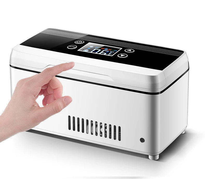10400mAh Portable Insulin Refrigerator – USB Rechargeable Mini Cold Box with Constant Temperature Cooler Bag